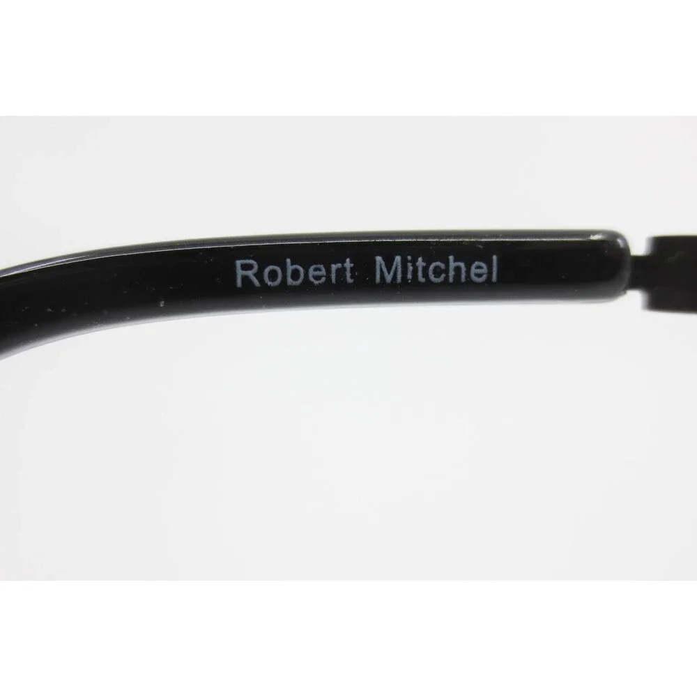 Robert Mitchel RM 202130 GM Gunmetal Rectangular Eyeglass Frames 57-16-145 Mens
